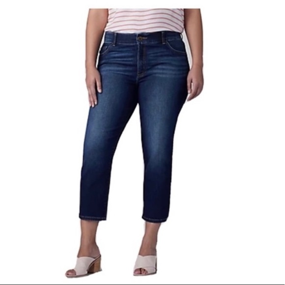 NWT! Lee Flex Motion Regular Fit Jean Capris size 16 - Picture 6 of 7